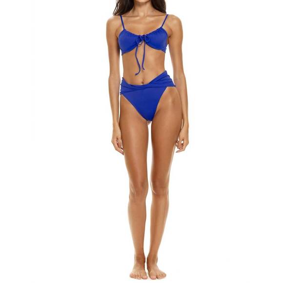 NEW AGUA BENDITA lily bikini bottom in embellished - Picture 2 of 6